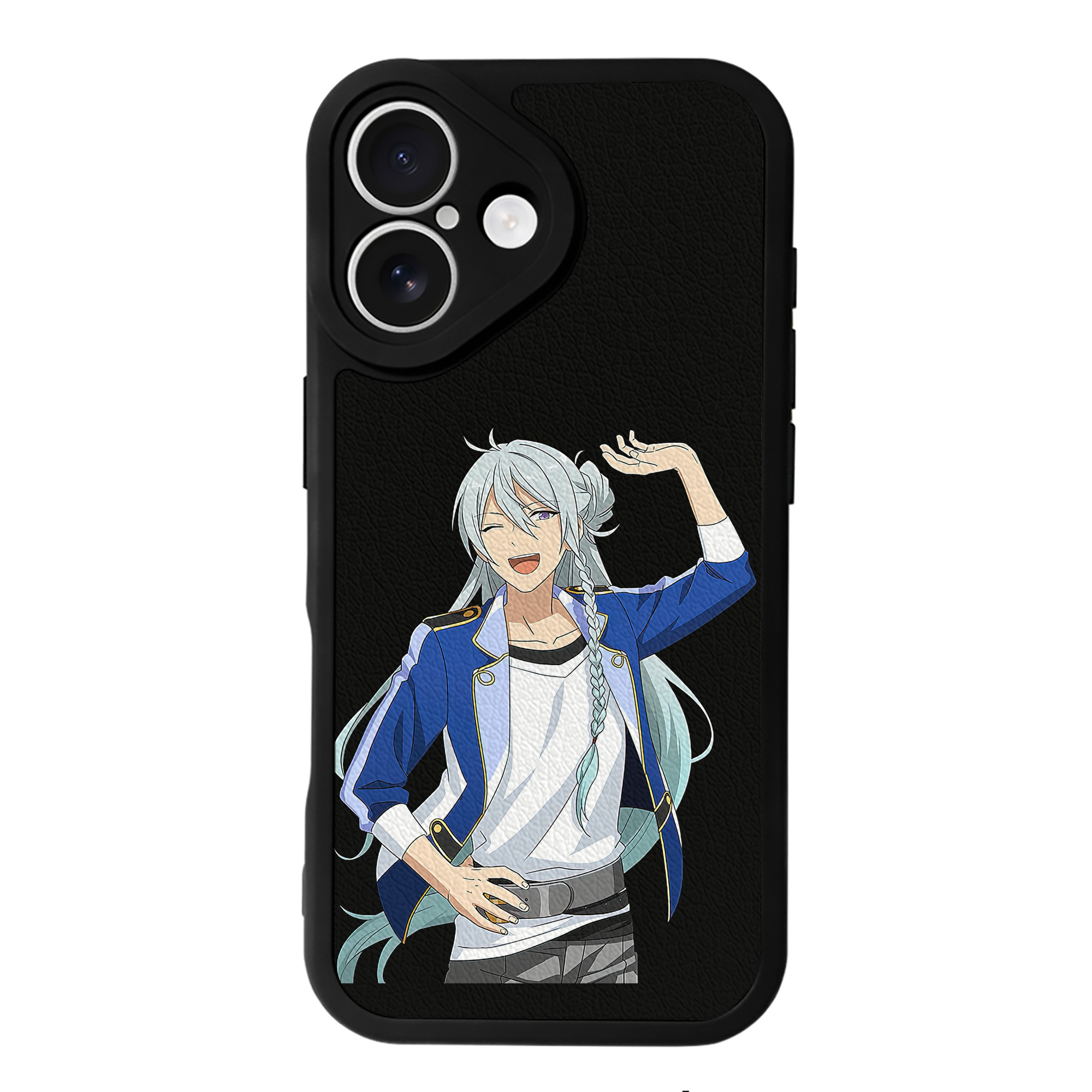 （画像用） あんさんぶるスターズ! Ensemble Stars 【iPhone 16シリーズ対応】シリコンスマホケース（レザー調） 材質：シリコン